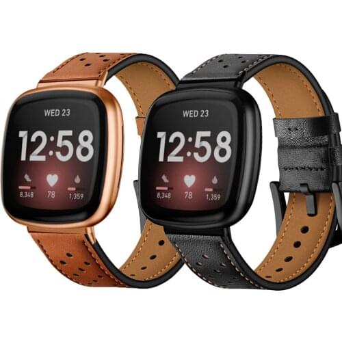 Replacement leather Strap For Fitbit Versa 3 Sense Band Bracelet Belt Smart Watch band for Fitbit Versa 2 lite Bracelet correa