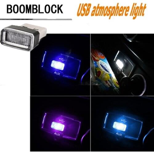 BOOMBLOCK USB Light LED Modeling Car Ambient Lamp For BMW e90 e60 e39 e46 f10 F30 VW Golf 7 Passat b6 Peugeot 206 Audi a3 a4 b8