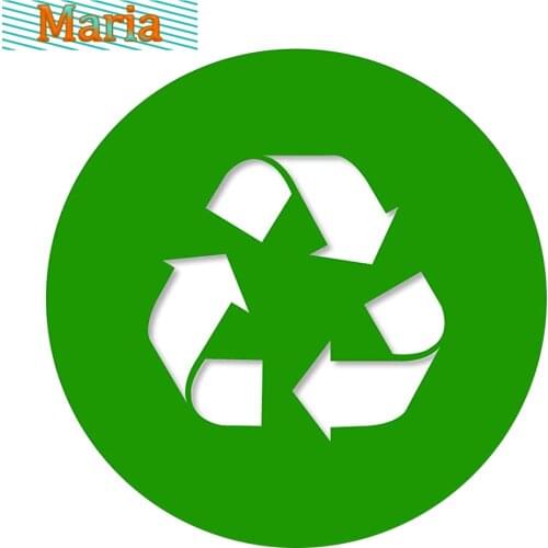 Garbage Recycling Sign-Environmental Trash Bin Sign Recycling Recycling Sticker Indoor Outdoor Office Area Vinyl Charity Decal