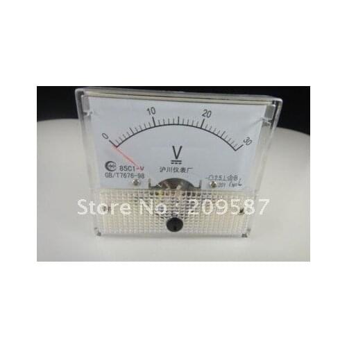 0-30V DC 85C1 Analog Volt Voltage Panel Meter Voltmeter