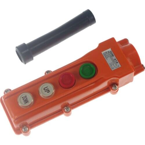 1)For Hoist & Crane Control Station Push Button Switch UP-Down COB-61A Rainproof