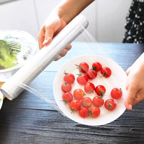 1 Roll 30cmx20m Saran Wrap Of Vacuum Sealer Fruit Saver Bag Food Storage Bags Packaging Film Keep Fresh Good Sealing