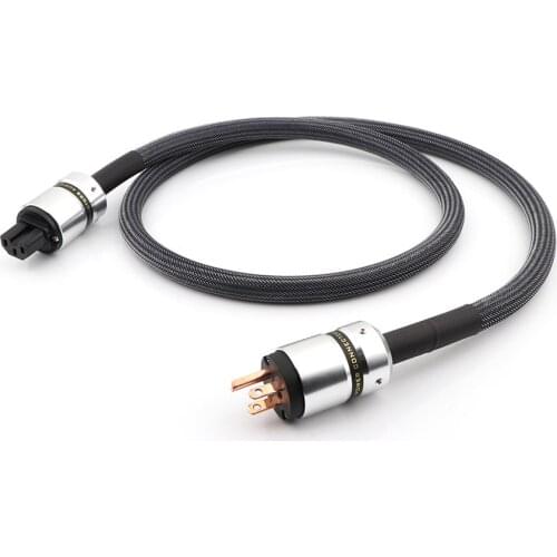 4N OFC AC US Power Cable HIFI AUDIO Extension power cable，power plug connector，D503