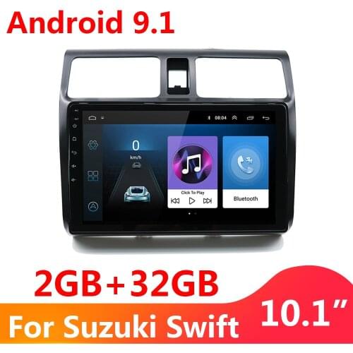 2G+32G Android 9.0 2din Car Radio Multimedia Player For Suzuki Swift 2005 2006 2007 2008 2009 2010 Navigation GPS 2 din DVD
