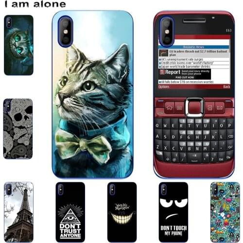 I am alone Phone Cases For Doogee X50 X50L X55 X60 X60L X70 Mobile Cute Fashion Cartoon Printed Bags