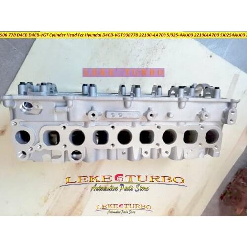 908 778 D4CB D4CB-VGT Cylinder Head For Hyundai D4CB-VGT 908778 22100-4A700 5J025-4AU00 221004A700 5J0254AU00 22100 4A700