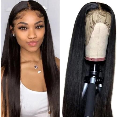Hairmoda 13x4 Lace Front Human Hair Wigs Brazilian Straight Hair 360 Lace Frontal Wigs With Baby Hair 4X4 Lace Closure Wigs