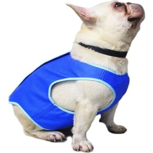 Summer Dog Cooling Vest Breathable Cooling Dog Clothes Pet Heatstroke Cooler Jacket For Small Medium Large Dogs Pet Products U3