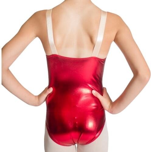 Metallic Shiny Camisole Leotard Girls Dancewear Women Gymnastics Bodysuit Jumpsuit All Sizes 6 Colors Available