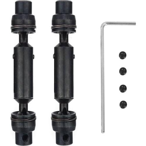 2 Pcs Metal Front Rear Drive Shaft for WPL D12 C14 C24 B16 B36 B24 MN D90 MN99S Henglong RC Car Spare Parts