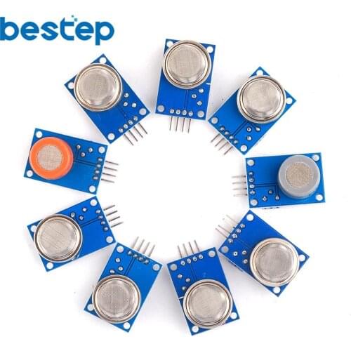 Gas detection module MQ-2 MQ-3 MQ-4 MQ-5 MQ-6 MQ-7 MQ-8 MQ-9 MQ-135 each of them 1pcs total 9pcs sensor for arduino kit