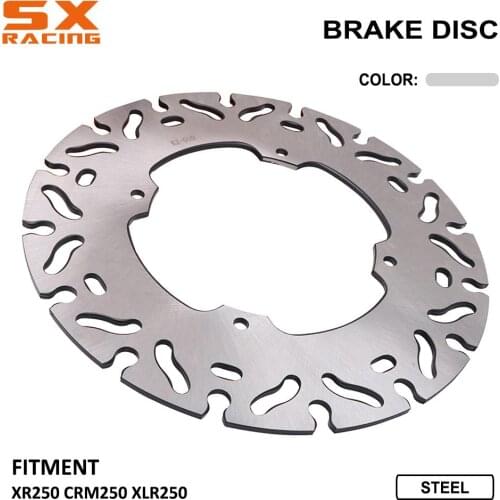 Motorcycle Stainless Steel Front Brake Disc Rotor For HONDA XR250 CRM250 XLR250 XR CRM XLR 250 Accessories