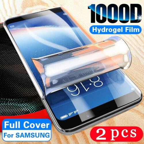 Soft full cover hydrogel film for samsung galaxy note 8 9 10 lite plus pro phone screen protector protective film Not Glass