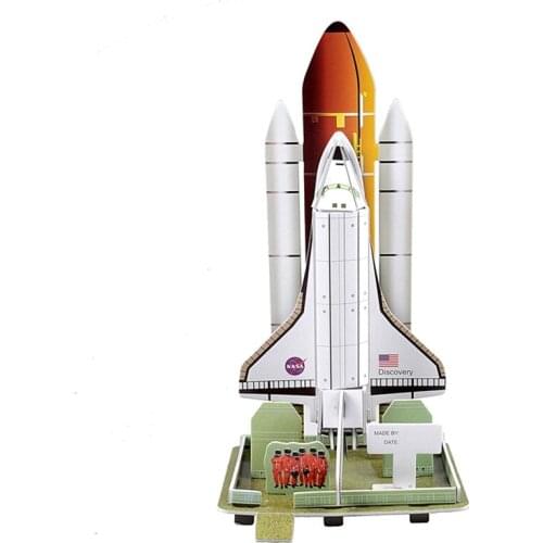 3D 1:150 Spaceflight Launch Rocket Handmade Paper Model Sets Space Shuttle Atlantis Art Collection Toys Gift A631