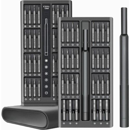 63 In 1 Screwdriver Set Precision Magnetic Screw Driver Bits Torx Hex Bit Handle Mobile Phone Repair Screwdrive Kit Tools