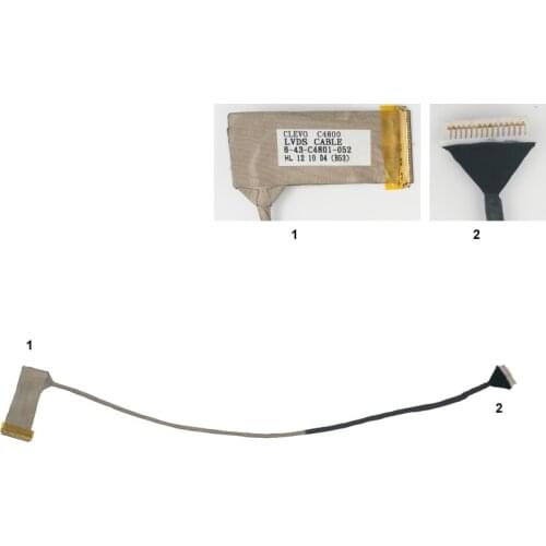 NEW Laptop Cable For CLEVO C4800 HCL L74 Itautec A7520 W7535 W7730 W7425 P/N 6-43-C4801-052 22 11 21 40 Replacement