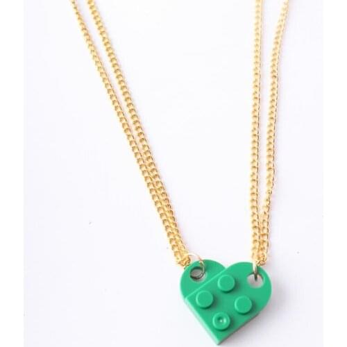 Green Heart Choker Necklace,Dainty Cute Initial Heart Pendant Necklace,Rose Necklace,Necklaces for Girls and Women