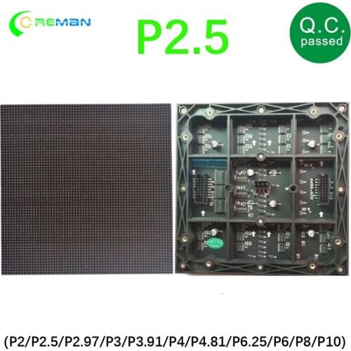 64x64 P2.5 indoor smd2121 1/32scan full color led module panel 160X160mm p2.5 2K 4K indoor RGB led tv display panel