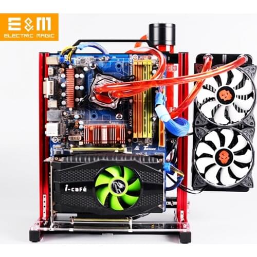 Portable Vertical PC Test Bench Open Frame Computer Stand Case DIY Mod For ATX MATX ITX Chassic Hand Held Graphics Card