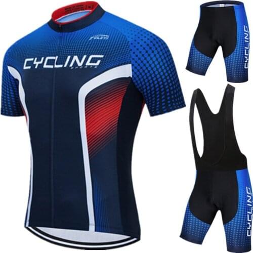 Weimostar 2021 Pro Team Cycling Jersey Set Mountain Bike Clothing Breathable Cycling Clothing Man Racing Bicycle Wear Clothes