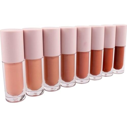 10 Piece 8colors Liquid Lipstick Private Label Non Sticky Long Lasting Velvet Lipsticks Makeup Vendors