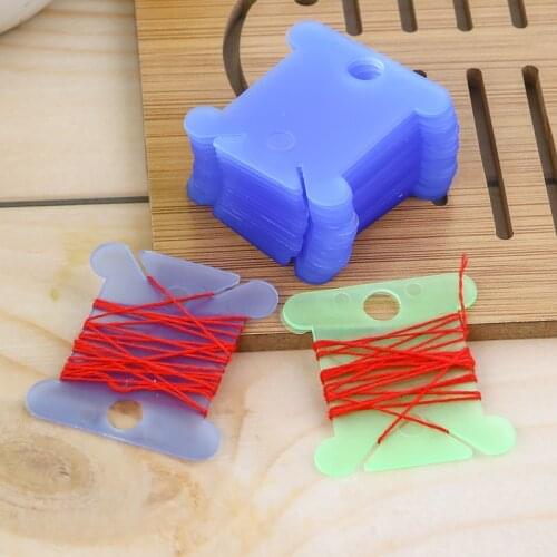 20PCs Embroidery Floss Craft Thread Bobbin Cross Stitch Storage Holder Sewing Thread Board Card Craft Kit Sewing Cross-Stitch
