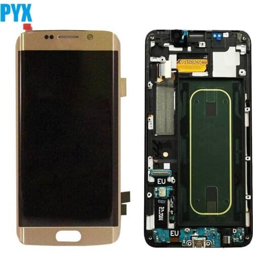 AMOLED For Samsung Galaxy S6 Edge Plus G928F LCD Display with Touch Screen Digitizer Assembly With Frame Free Shipping