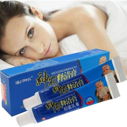 15g Shennong Skin Antibacterial Cream Dermatitis Eczema Eczema Cream Whitening Care Cream Remove Psoriasis Eczema Skin Care
