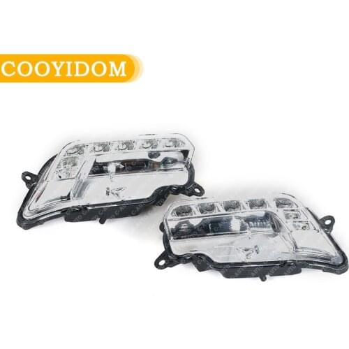 Csr Left Right side LED Daytime Running Light DRL Lower Bumper Grilles For Mercedes W212 E300 E350 E500 2009-2013 Pre-Facelift