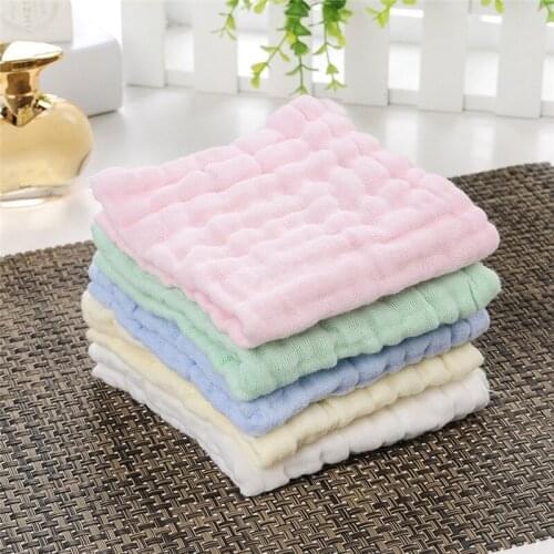 Baby wash bath comfort towel gauze towel baby saliva towel cotton children small square handkerchief newborn supplies