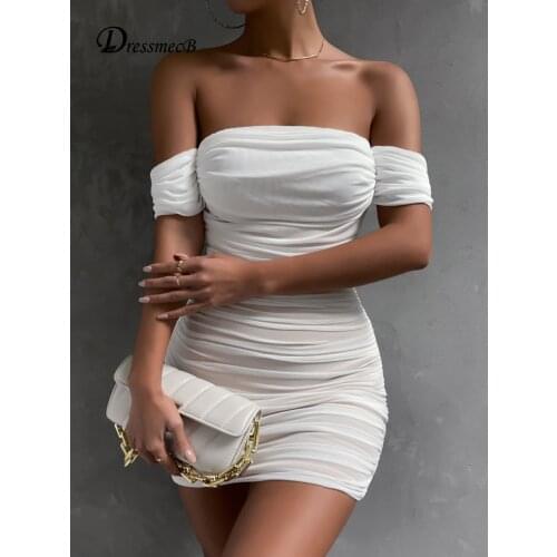 Белые летние платья DRESSMECB China At AliExpress