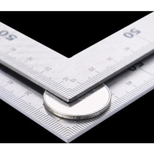 Measuring L Square Angle Ruler Carpentry Woodworking Layout Workshop Supply 1pc