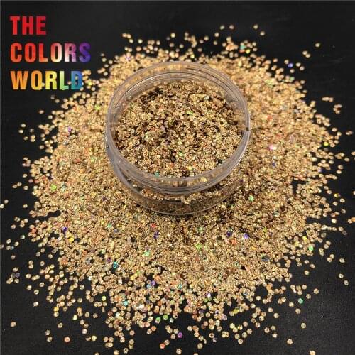 TCT-532 Laser Uneven Surface Embossing Hexagon Nails Glitter Nail Art Decoration Manicure 매니큐어 Makeup Handwork DIY Accessoires