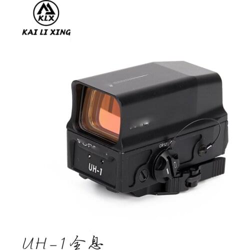 UH-1 Red Dot Reflex Sight Scope Optical Holographic Sight Riflescope for 20mm Rail With USB Charge Airsoft Hunting