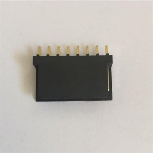 Board to cable male connector 8pin sholdered header2.54mm0.1'' pitch gold plating through hole HE-13 1Y-10-141-08-01,25pcs/lot