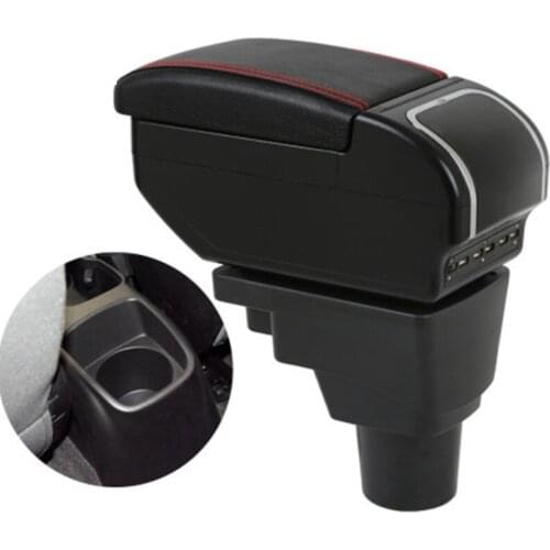 For Chevrolet Aveo Sonic Lova T250 T300 armrest box central Store content Storage box cup holder car-styling accessories