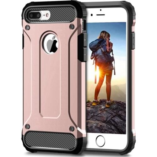 Rugged Dual Layer Armor Cover for iPhone 11 Pro Max 2019 6 6s 7 8 Plus X XS Max XR 5 5S SE Case Duty Shockproof Hard PC TPU Case
