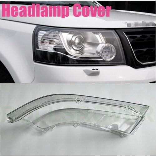 ROLLSTOUGH Clear Front Headlamp Light Cover For Freelander 2 LR2 Light Shell
