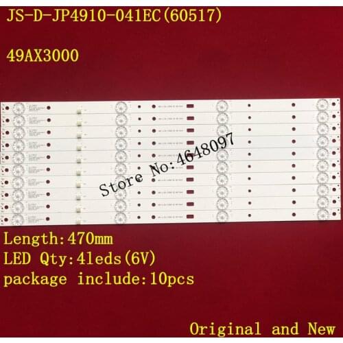 470mm led backlight strip for 49inch Leh ua 49AX3000 tv JS-D-JP4910-041EC(60517)