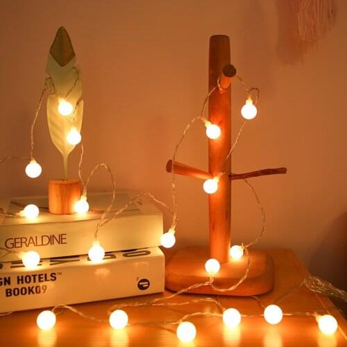 20/40 LED Light String Fairy Curtain Christmas decoration Light USB/Battery Powered With Remote Control Colorful String Light