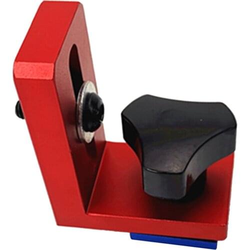 T-Slot Miter Track Stop Chute Stopper for 30 Manual Woodworking DIY Tool