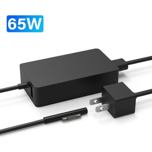 Charger for Microsoft surface book pro 3/4/5/6 power adapter Supply 65w 15V 4A Tablet Laptop PC Fast Charging EU US plug