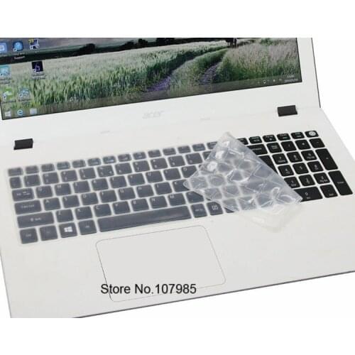 15.6 17.3 inch Clear Tpu Keyboard Protector Cover Skin For Acer Aspire E 15 E15 ES15 E5-552G E5-523G E5-773 E5 523G 575G 576G