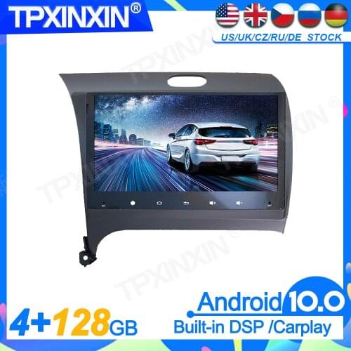 128G Android10 For Kia CERATO K3 FORTE 2013-2017 Head Unit Car Multimedia Player Auto Radio Tape Recorder GPS Navigation DSP IPS