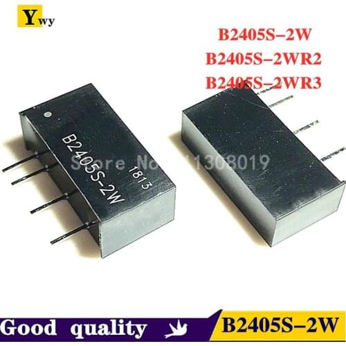 2PCS/LOT Lsolated Step-Down DC-DC Power Module B2405S-2W B2405S-2WR2 B2405S-2WR3 24V to 5V with protection
