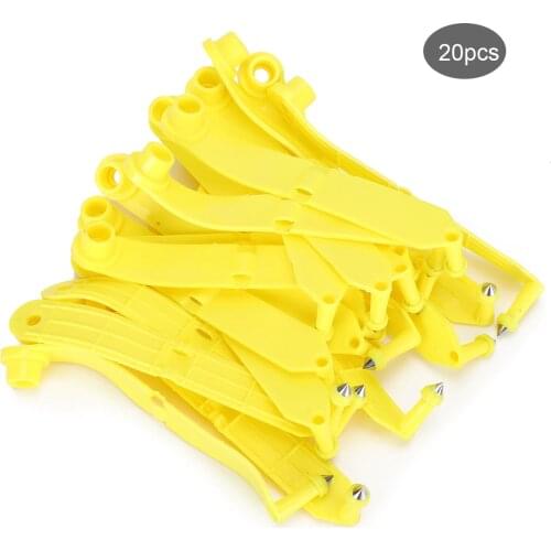 20pcs Livestock Sheep Goat Ear Tags Animal Blank Tags Farm Animals Idetification Card