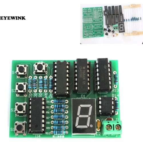 4 people rush to answer questions Electronic Component CD4511 Welding Practice Board PCB Soldering Practice Experiment DIY Kit