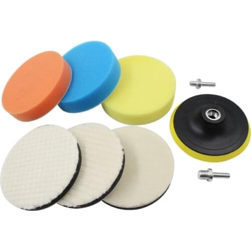Car Polishing Disc 5 "7" Fine Grinding Set Wool Wheel Beauty Waxing Sticky Plate