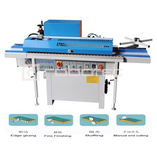 BJF115 wood edge bander wood veneer edge banding machine