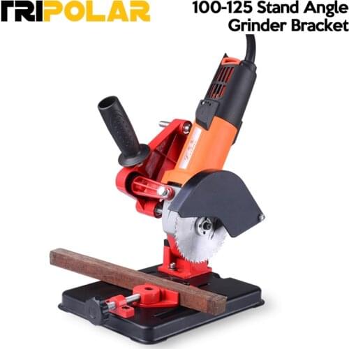 Angle Grinder Stand Angle Grinder Bracket Holder Support for 100-125 Angle Grinder DIY Cutting Stand Power Tools Accessories